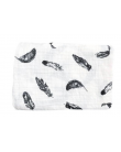 Organic Swaddle Blanket Feathers - mama siesta - mylowonders